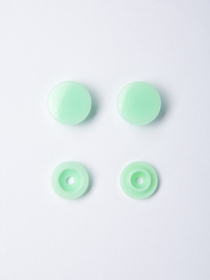  Кнопка пластиковая трикотажная 12,5 х 10 мм, цв. 199 салатовый (уп.1000 шт)F  ТриКатушки