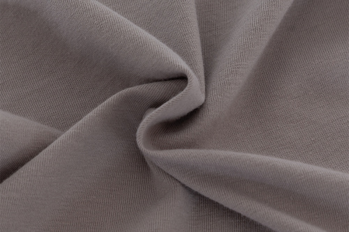  Ткань Кулирная гладь г/к с/л, 210гр.кв.м, 92% Хб + 8% лайкра, пенье, цв. Пепел  ТриКатушки