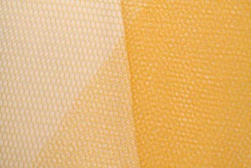  Сетка жесткая (фатин) BL-5003-405 желтый (100%-ПЭ) 80 г/мп, ш.180см  ТриКатушки