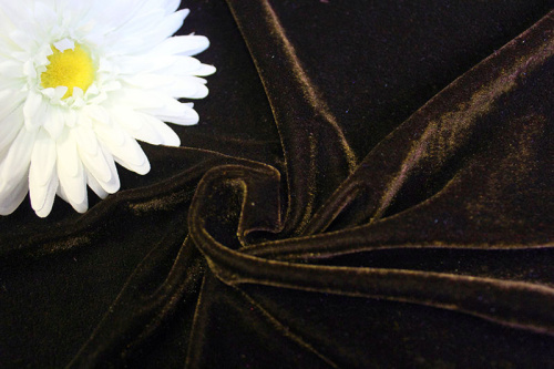  Ткань 3001 Бархат стрейч, ш.150см., №903  ТриКатушки