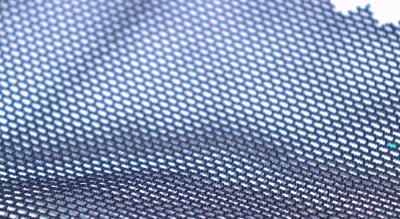 Сетка стрейч ш.150 ,пл.130,100%ПЭ арт.5000 цв.703 т. Синий