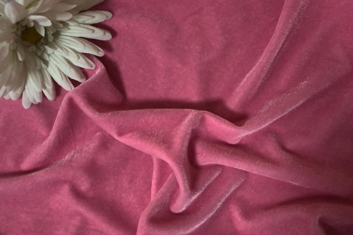  Ткань 3001 Бархат стрейч, ш.150см., №201  ТриКатушки