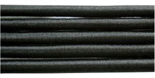  Резинка шляпная 6мм цв. черный (уп.50м)  ТриКатушки