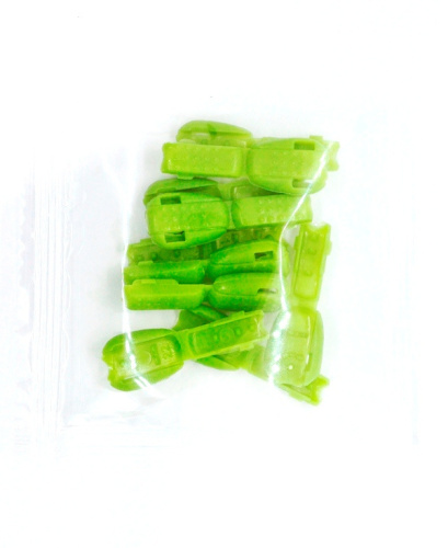  Наконечник (фасолинка) №2 пластик(уп.10 шт.)цв. Салатовый "Proknopka"  ТриКатушки