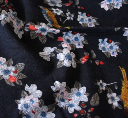  Ткань Поплин-жатка ПРИНТ арт. 2112 цв. 18  ТриКатушки