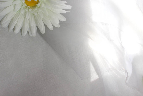  Ткань 5005 Органза цв. 803 серый стальной  ТриКатушки