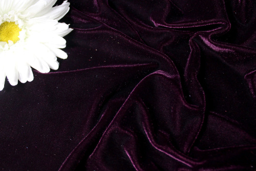  Ткань 3001 Бархат стрейч, ш.150см., №104  ТриКатушки