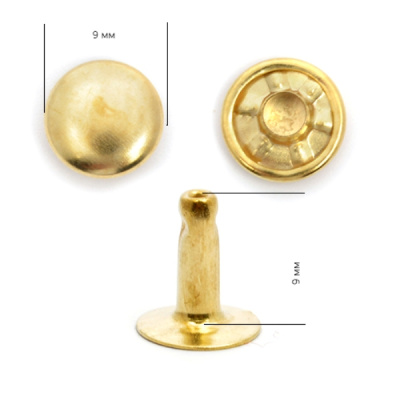  Хольнитены №33,5(9 мм) (сталь)Цв. Золото(уп.2000 шт), NEW STAR  ТриКатушки