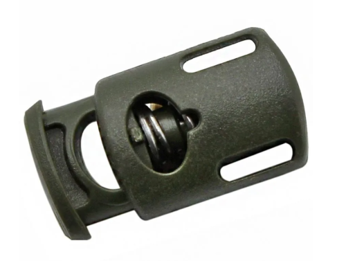  Фиксаторы для шнура 202-С (27003-СБ) Цв. Хаки (уп.25/100/1000 шт)  ТриКатушки