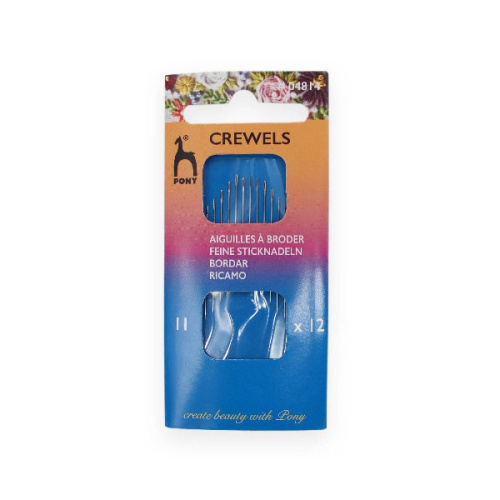  04814 Иглы для вышивания и бисера № 11, 12 шт PONY  ТриКатушки