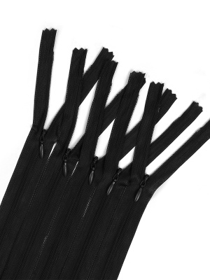 Молния потайная Т3 50см №322 ЧЕРНЫЙ ( уп.100 шт.)1