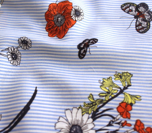  Ткань Вискоза принт арт.2019 цв.170  ТриКатушки