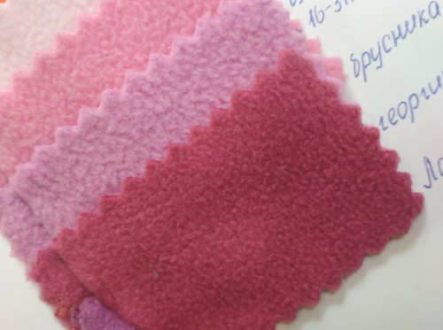  Ткань Флис БРУСНИКА 190 Г/М2  ТриКатушки