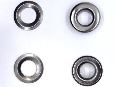  Люверсы №24 9мм НЕРЖ Черный никель (уп 50 шт) "Proknopka"  ТриКатушки