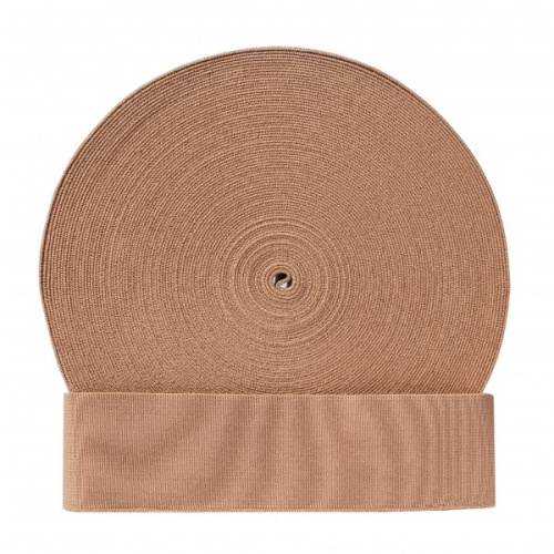  Резинка 83114 EkoflexТканая 50мм Soft (25м) цв.№27 бежевый  ТриКатушки