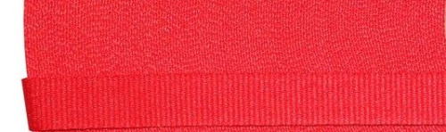  Тесьма репсовая 15мм (100м) цвет 115 красный "28761"  ТриКатушки