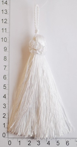  BX-1015-А1-кисть цв.белый ( размер 13 см )  ТриКатушки