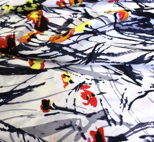  Ткань Вискоза принт арт.2019 цв.137  ТриКатушки