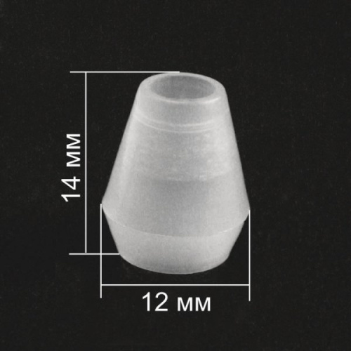  3064 прозрачный Концевик пластик (упаковка 500 штук)  ТриКатушки