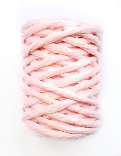  Шнур для упаковки "бумага" 5мм (упаковка 14 метров) цв. №14 бледно-розовый  ТриКатушки