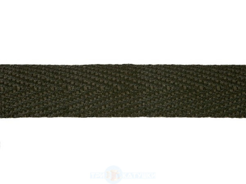  Лента киперная 30 мм чёрная арт.СН 5,04 г/м (рул. 50 м./кор.750 м)  ТриКатушки