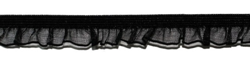  6464 черный резинка бельевая 13мм (намотка 144 ярда = 131,7 метра)  ТриКатушки
