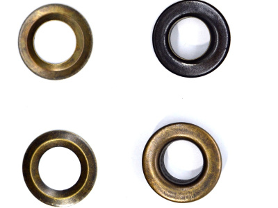  Люверсы №28 13мм сталь цв.Антик (уп 50 шт) "Proknopka"  ТриКатушки