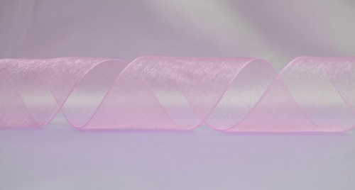  1028 Лента органза 50мм (намотка 50 ярдов = 45 метров)  ТриКатушки