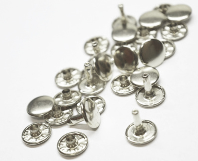  Хольнитены двухсторонние тип 123. 11 мм цв. Никель (упак.50 шт.) "Proknopka"  ТриКатушки