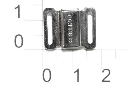  187HJ никель Замок магнитный квадратный 10мм (упаковка 100 штук)  ТриКатушки