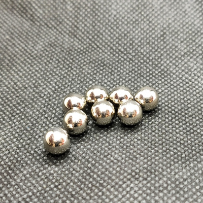  Жемчужина (Бусинка) 8 мм уп.500гр.(1600 шт +/-) без Шипа цв. НИКЕЛЬ  ТриКатушки