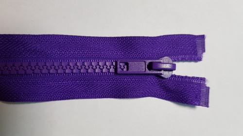  Молния Трактор Т5 1 зам н/р 18 см №170 фиолет (уп.100 шт.)  ТриКатушки