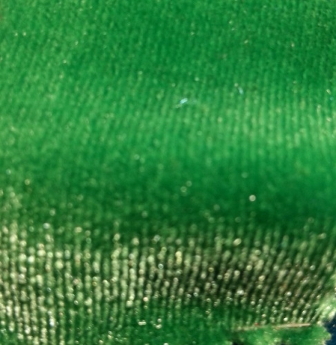  Ткань 3005 Бархат стрейч, ш.150см., №607б зеленый  ТриКатушки