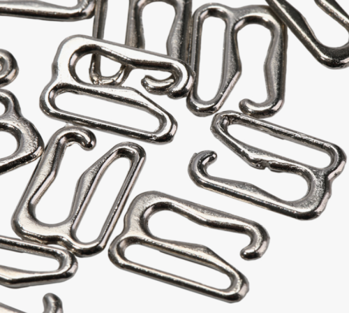  609Н никель Крючок металл ширина=06мм (упаковка 1000 штук)  ТриКатушки