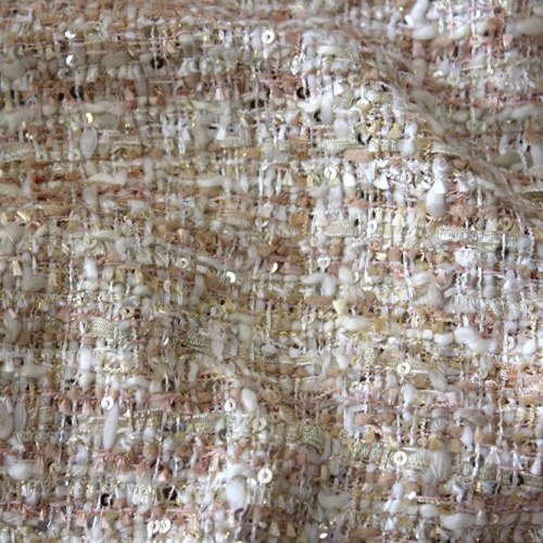  Ткань Костюмная 1070 под CHANEL ленточки цв. 501  ТриКатушки