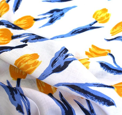  Ткань Вискоза принт арт.2019 цв.81  ТриКатушки