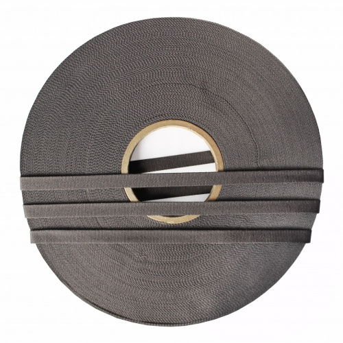  Тесьма 71868 11мм цв. т.серый №142 (намотка 50м)  ТриКатушки