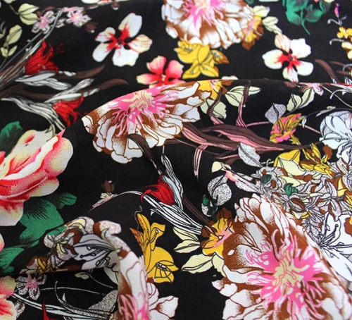  Ткань Вискоза принт арт.2019 цв.146  ТриКатушки