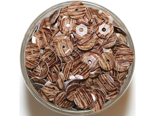  15 S Пайетки россыпь круглые 6мм (упаковка 100 грамм)  ТриКатушки