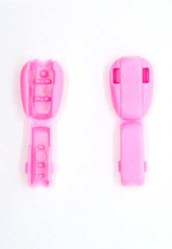  Наконечник (фасолинка) №2 пластик(уп.10 шт.)цв. Розовый "Proknopka"  ТриКатушки