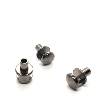  Крючок обувной литьё арт.51254 (уп.20шт.) цв.Черный никель "Proknopka"  ТриКатушки