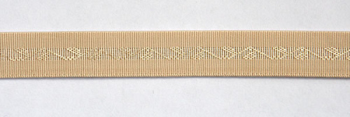  3115 бежевый Резинка для брителей 13мм (упаковка 50 метров)  ТриКатушки