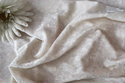  Ткань 3002 Бархат стрейч крэш, ш.160см, цв. 002  ТриКатушки