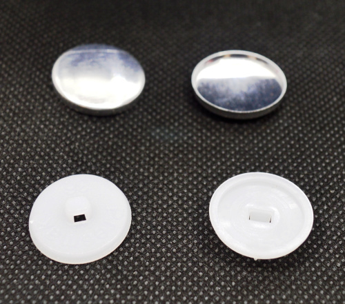  Заготовки для обтяжки пуговиц №36-23 мм белые (уп.20шт) "Proknopka"  ТриКатушки