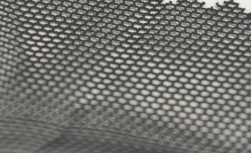  Сетка стрейч ш.150 ,пл.130,100%ПЭ арт.5000 цв.999 черный  ТриКатушки