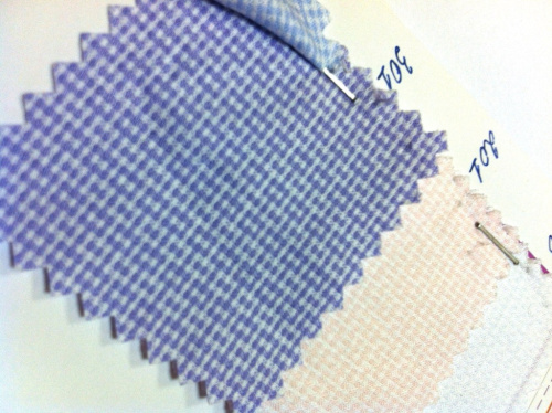  Ткань Сорочечная "орнамент" 2080 (55 Пэ, 45 Вис; 180гр/мп, ш. 1.5м) цв. 301 сиреневый  ТриКатушки