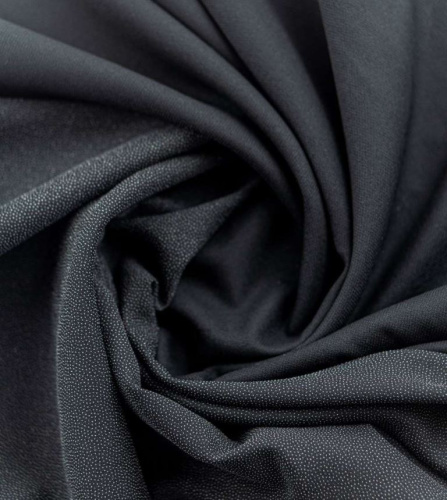  Дублерин клеевой R-60 биэластичный 57 г/м2 (150см/100м) черный  ТриКатушки