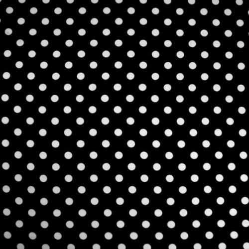  Ткань Кашибо горох 2,1см черный/белый арт.5053  ТриКатушки