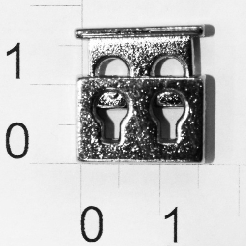  Фиксатор "Н" №6 металл никель (упаковка 100 штук)  ТриКатушки