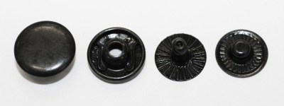  Кнопка VT-2 (10 мм) Альфа сталь цв. Оксид  (уп 1440 шт) NewStar  ТриКатушки